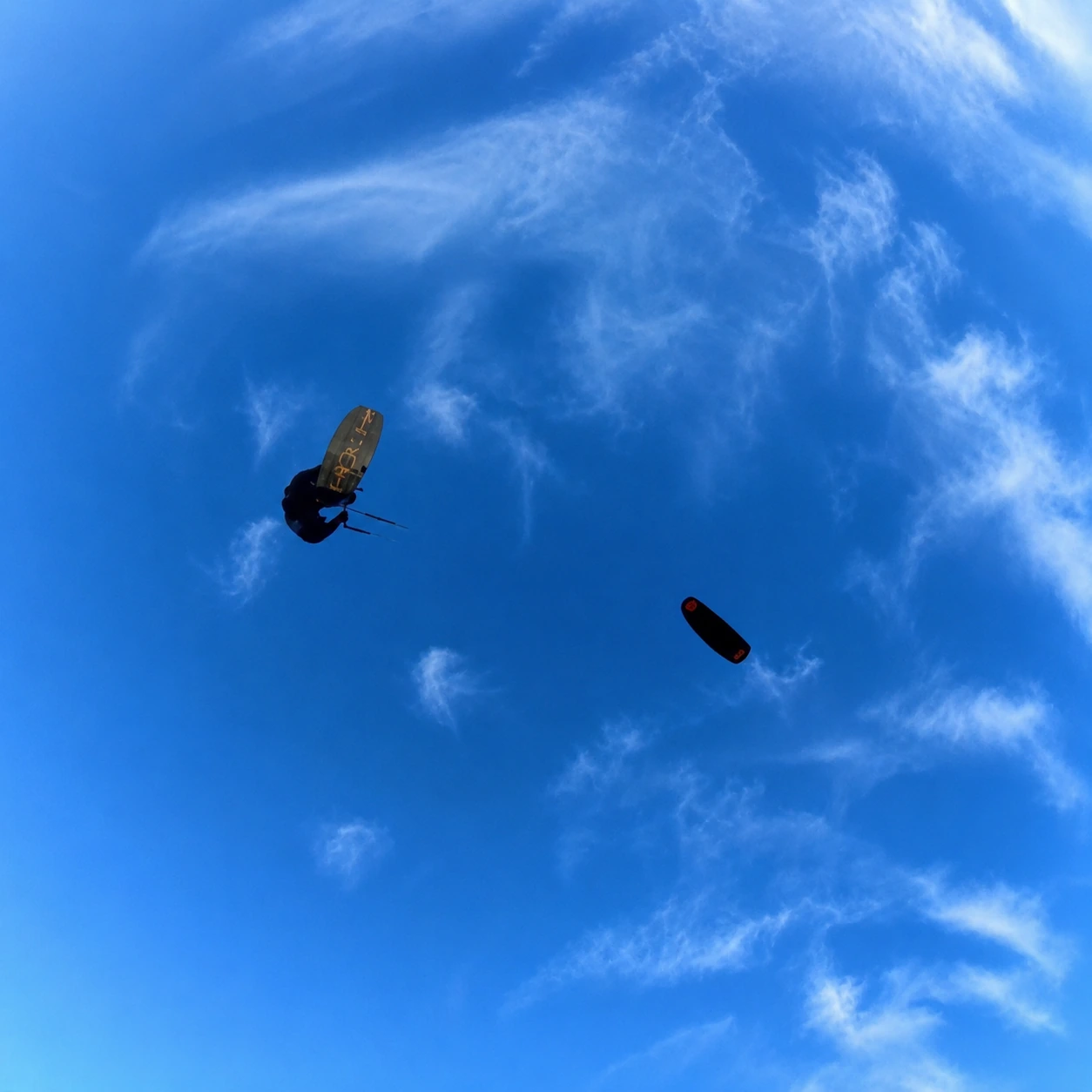 Kitesurfing big-air technique diagram showing approach and take-off