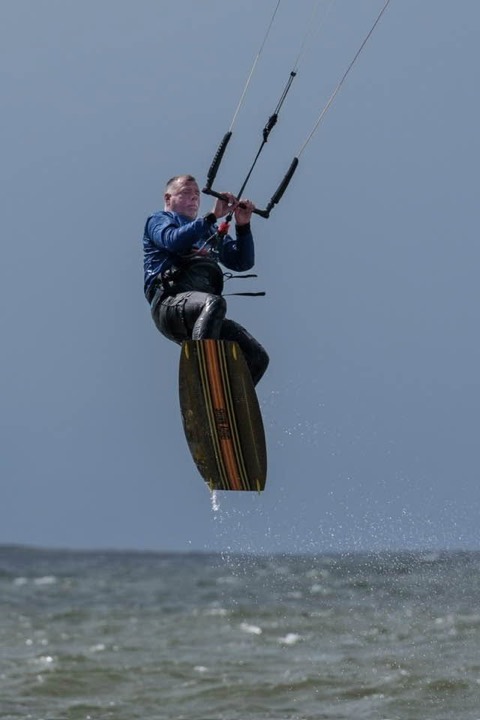 Beyond The Edge riding kitesurfing photograph
