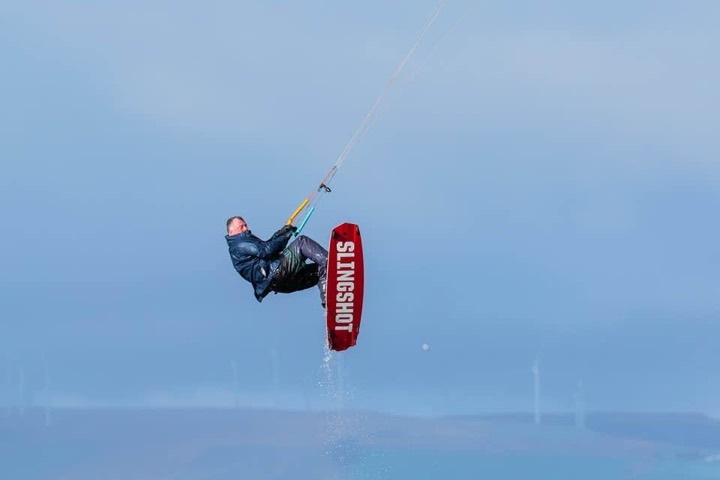 Beyond The Edge riding kitesurfing photograph