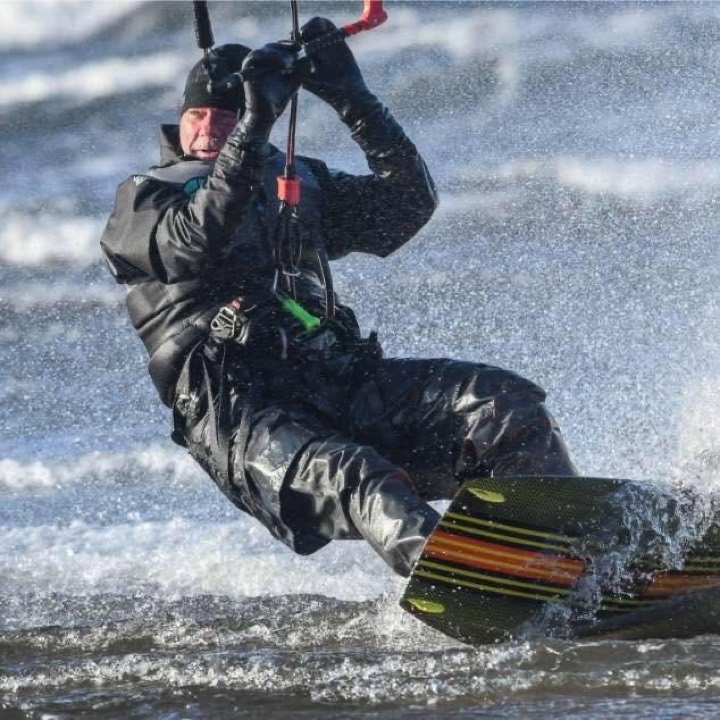 Beyond The Edge riding kitesurfing photograph