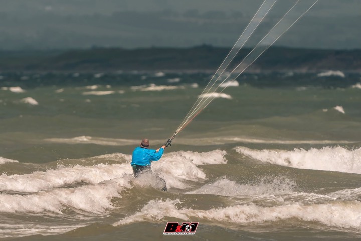 Beyond The Edge riding kitesurfing photograph