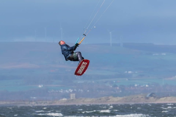 Beyond The Edge riding kitesurfing photograph