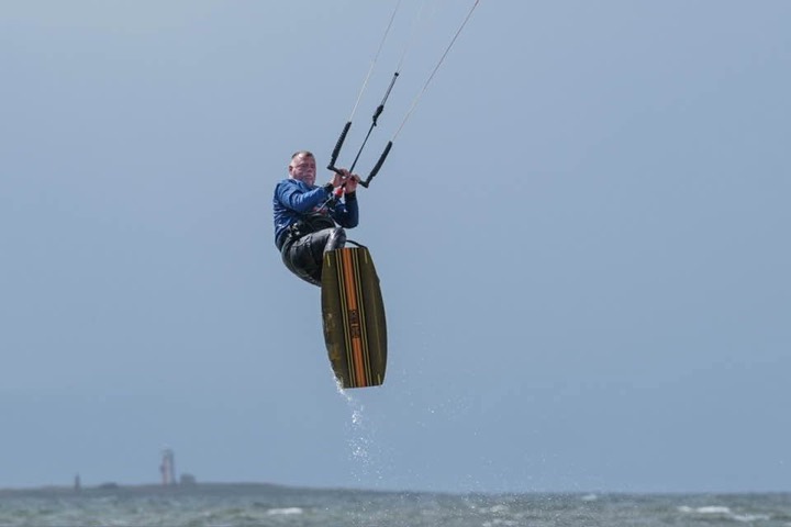 Beyond The Edge riding kitesurfing photograph