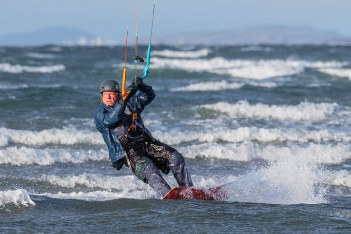 Beyond The Edge riding kitesurfing photograph