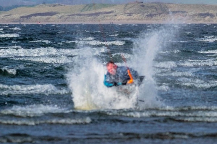 Beyond The Edge riding kitesurfing photograph