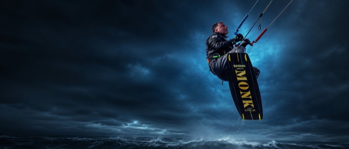 Beyond The Edge riding kitesurfing photograph