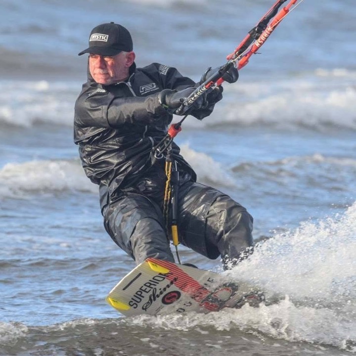 Beyond The Edge riding kitesurfing photograph