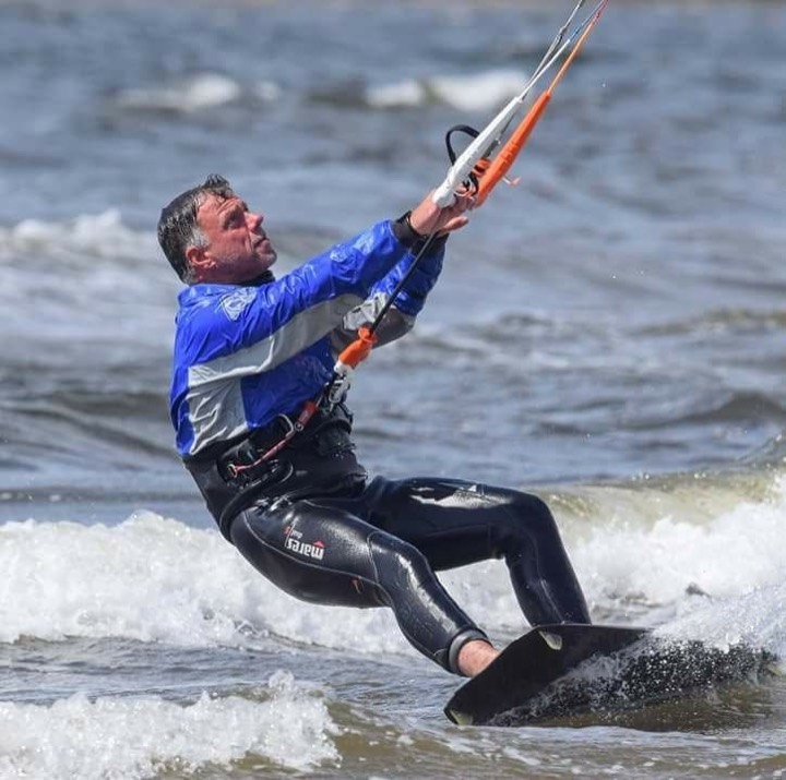 Beyond The Edge riding kitesurfing photograph