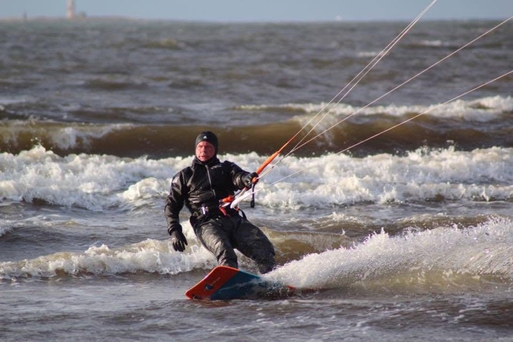 Beyond The Edge riding kitesurfing photograph