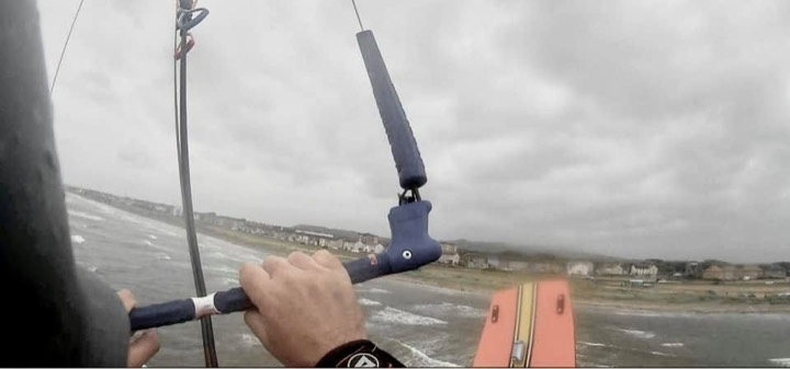 Beyond The Edge riding kitesurfing photograph