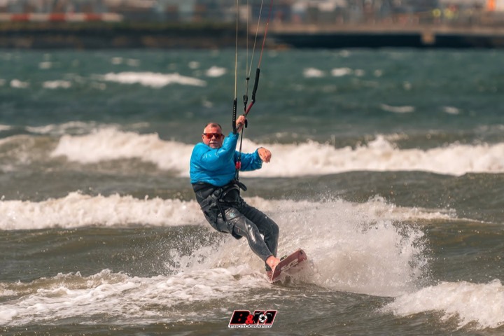 Beyond The Edge riding kitesurfing photograph