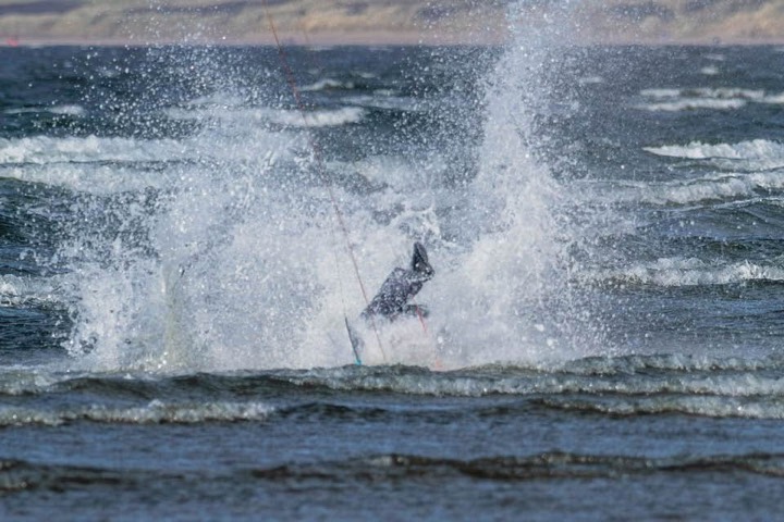 Beyond The Edge riding kitesurfing photograph