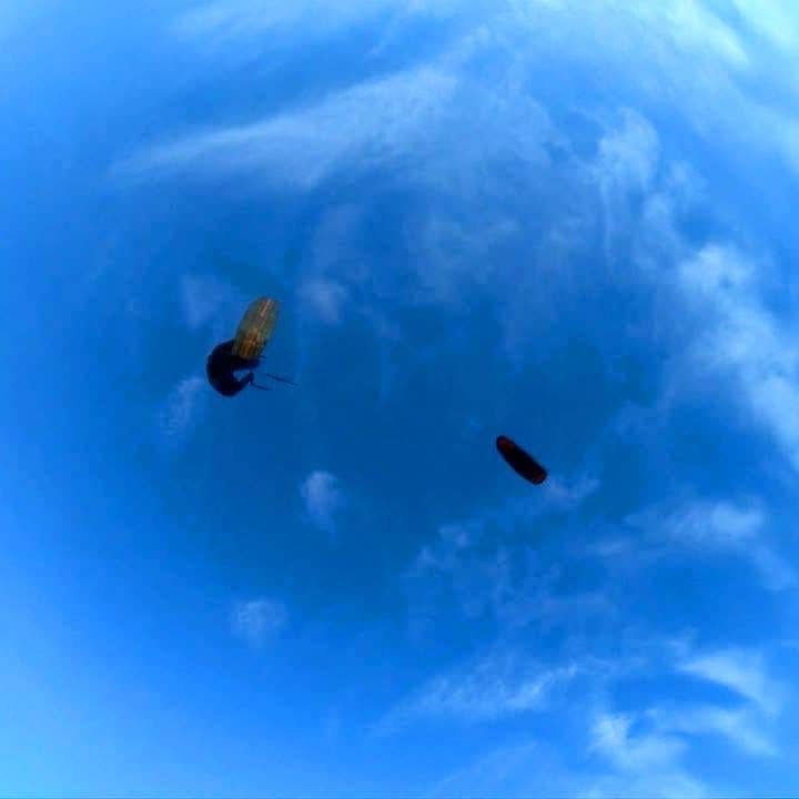 Beyond The Edge riding kitesurfing photograph