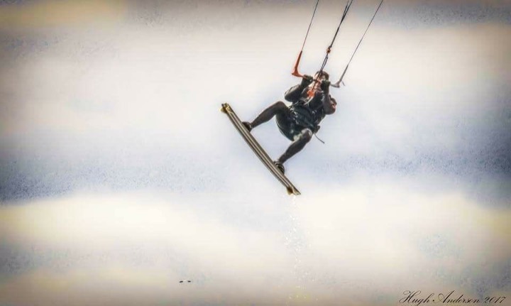 Beyond The Edge riding kitesurfing photograph