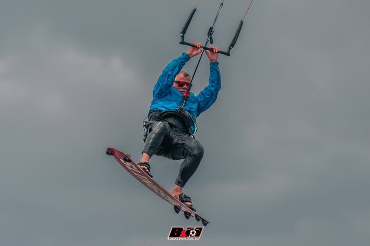 Beyond The Edge riding kitesurfing photograph