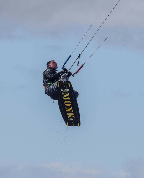 Beyond The Edge riding kitesurfing photograph