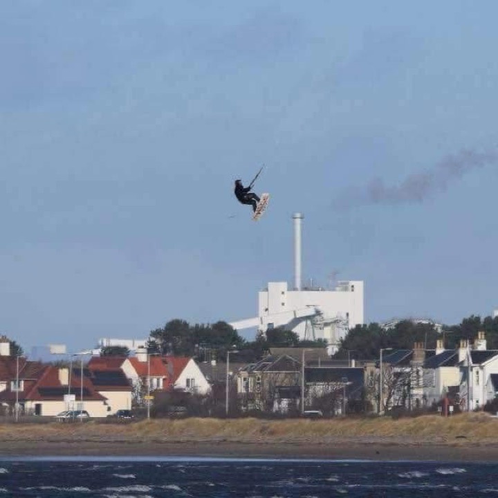Beyond The Edge riding kitesurfing photograph