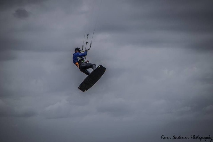 Beyond The Edge riding kitesurfing photograph