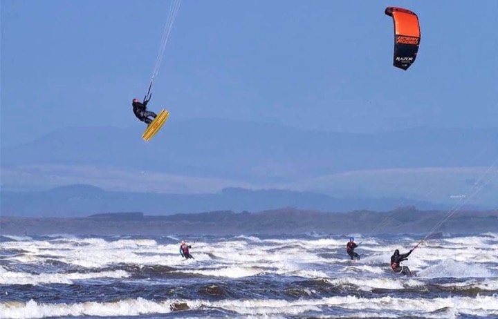 Beyond The Edge riding kitesurfing photograph