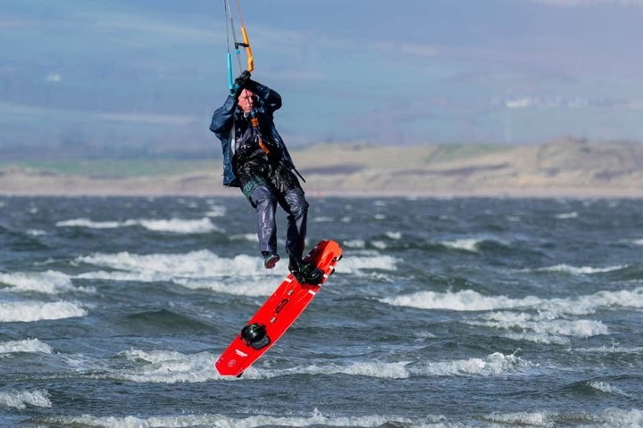 Beyond The Edge riding kitesurfing photograph