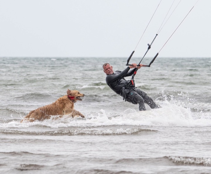 Beyond The Edge riding kitesurfing photograph