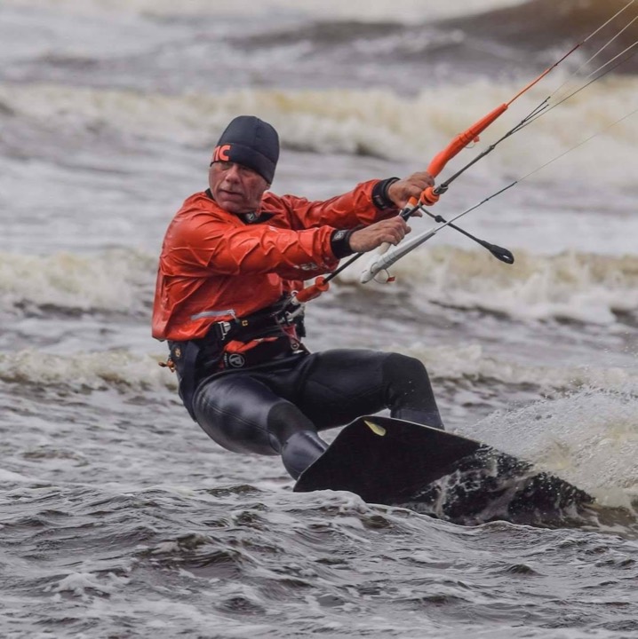 Beyond The Edge riding kitesurfing photograph