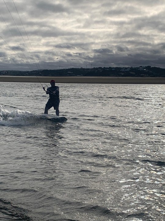 Beyond The Edge riding kitesurfing photograph