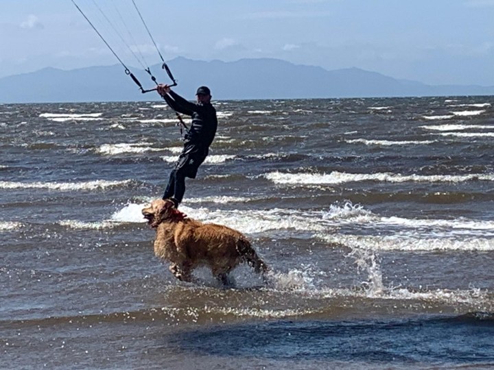 Beyond The Edge riding kitesurfing photograph