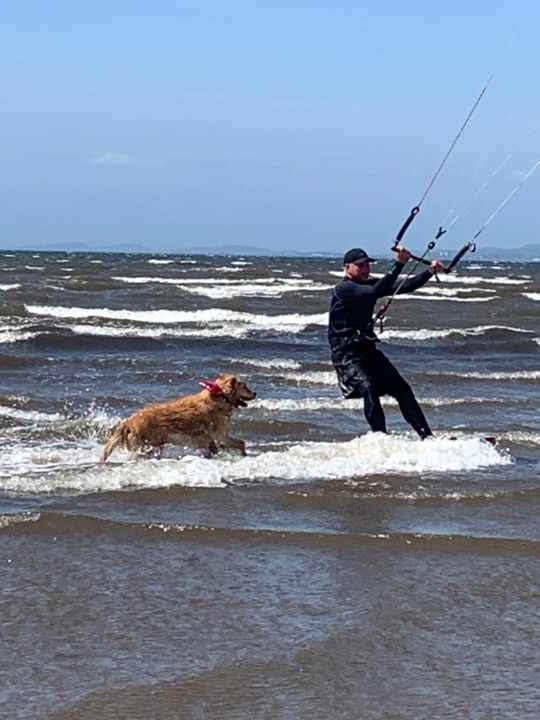 Beyond The Edge riding kitesurfing photograph