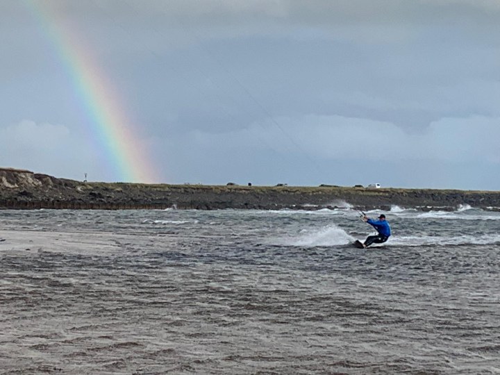 Beyond The Edge riding kitesurfing photograph