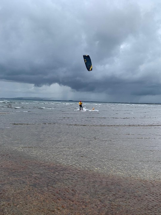 Beyond The Edge riding kitesurfing photograph