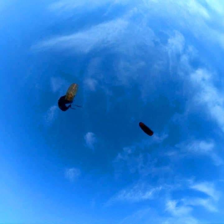 Beyond The Edge riding kitesurfing photograph
